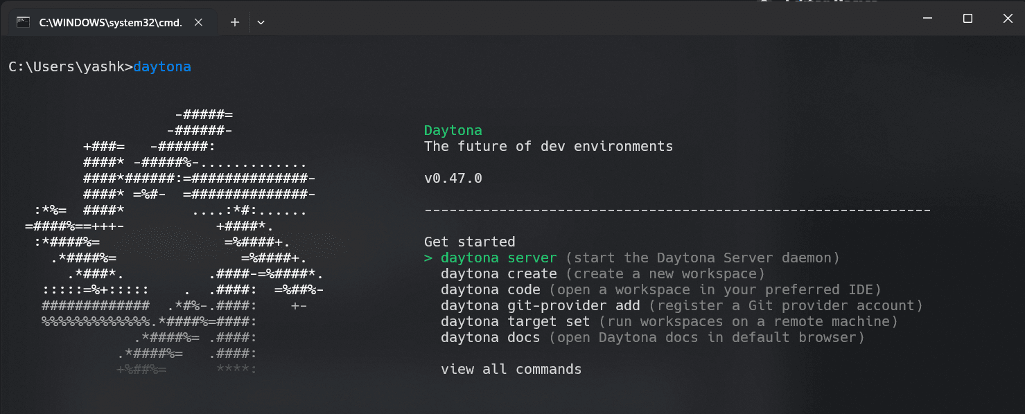 Daytona CLI Interface
