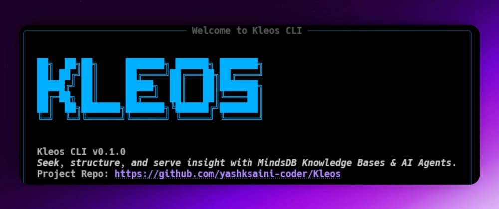 Kleos CLI: Mindsdb Knowledge Base supercharged